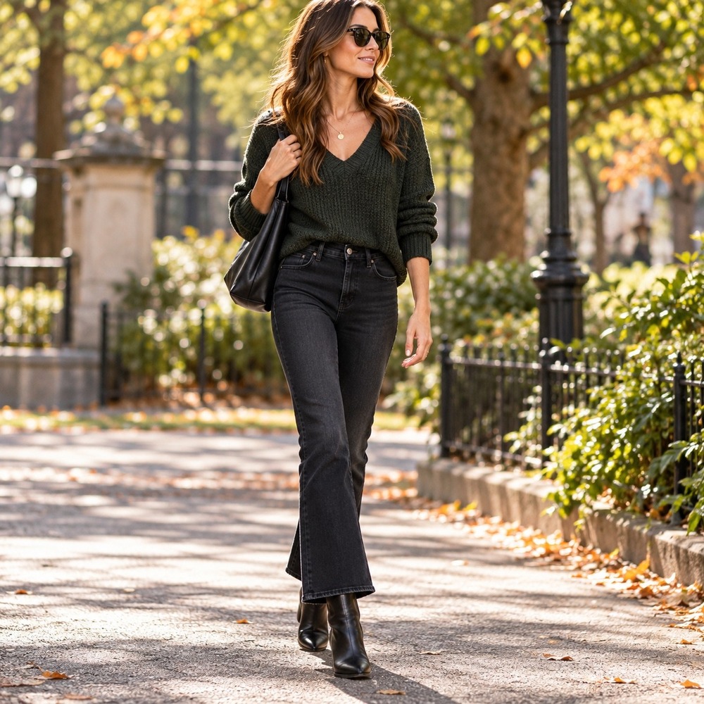 MOTHER The Hustler Ankle Jeans 25 Not Guilty Black High Rise Bootcut Flare